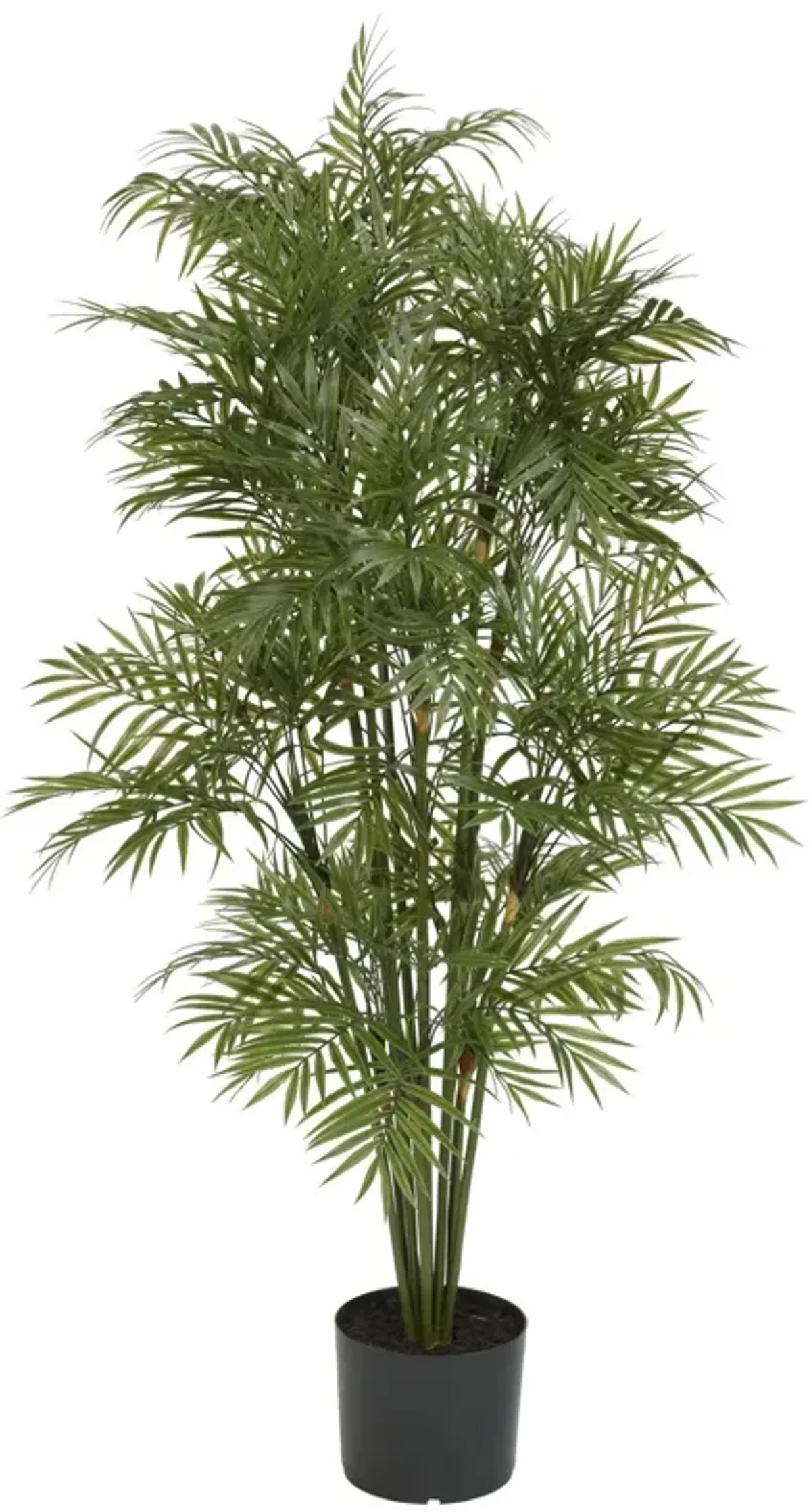 Nearly Natural 4-ft Plastic Parlour Palm Tree x 12 w/142 Lvs