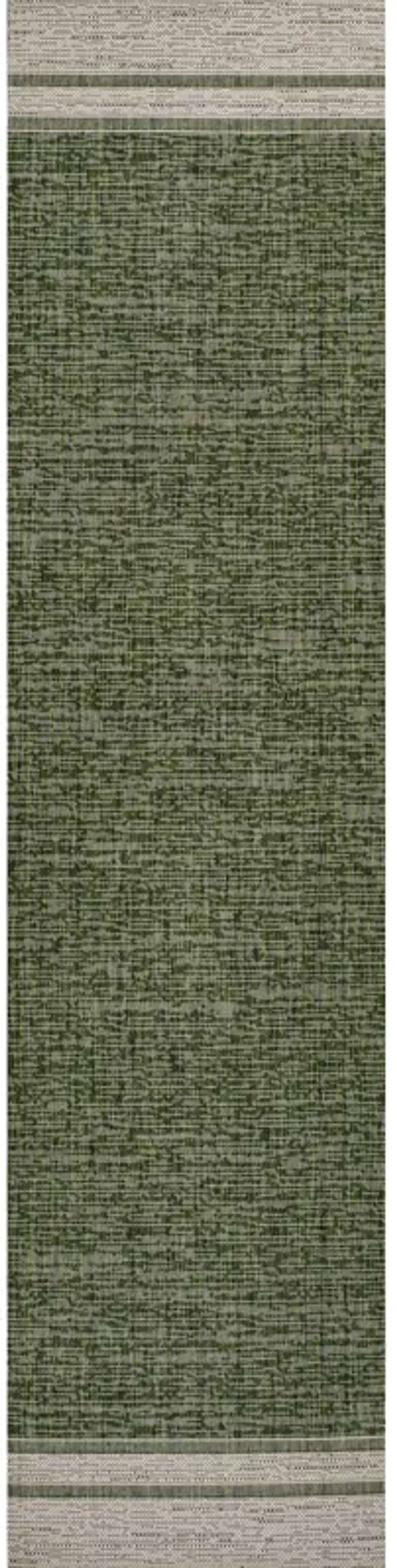 Alda Modern Minimalist Mingled Solid Indoor/Outdoor Area Rug