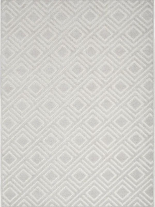 Care Free CAF03 Light Gray 3'11" x 5'11" Rug