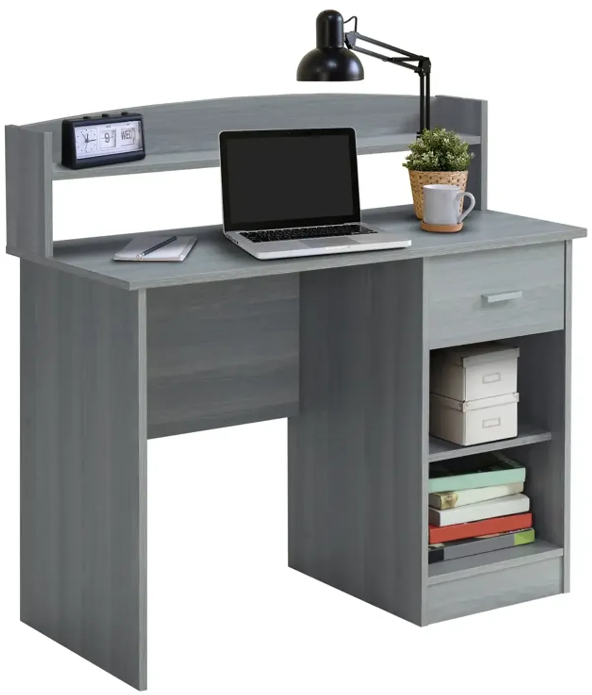 Modern Office Desk With Hutch