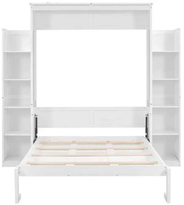 Merax Classical Murphy Bed with LED Lights