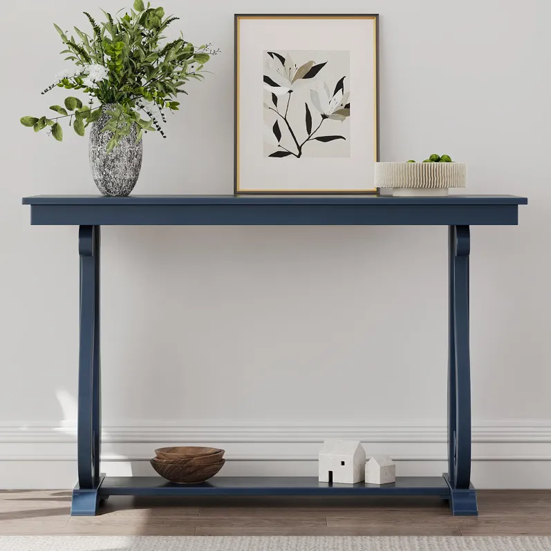 Merax Rustic Vintage Console Table with Open Shelf