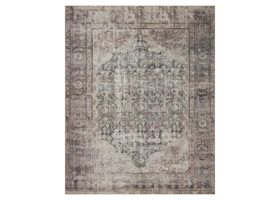 Georgie GER-08 Lagoon / Beige 2''6" x 9''6" Rug by Amber Lewis