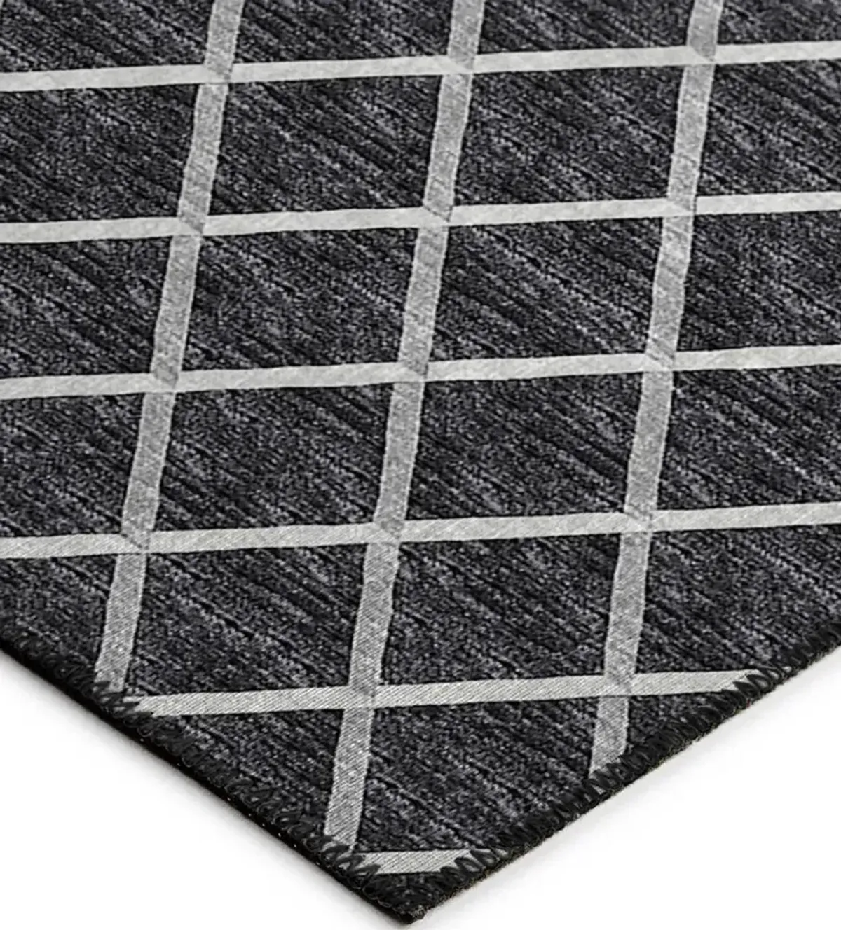 York YO1 Black 10' Rug