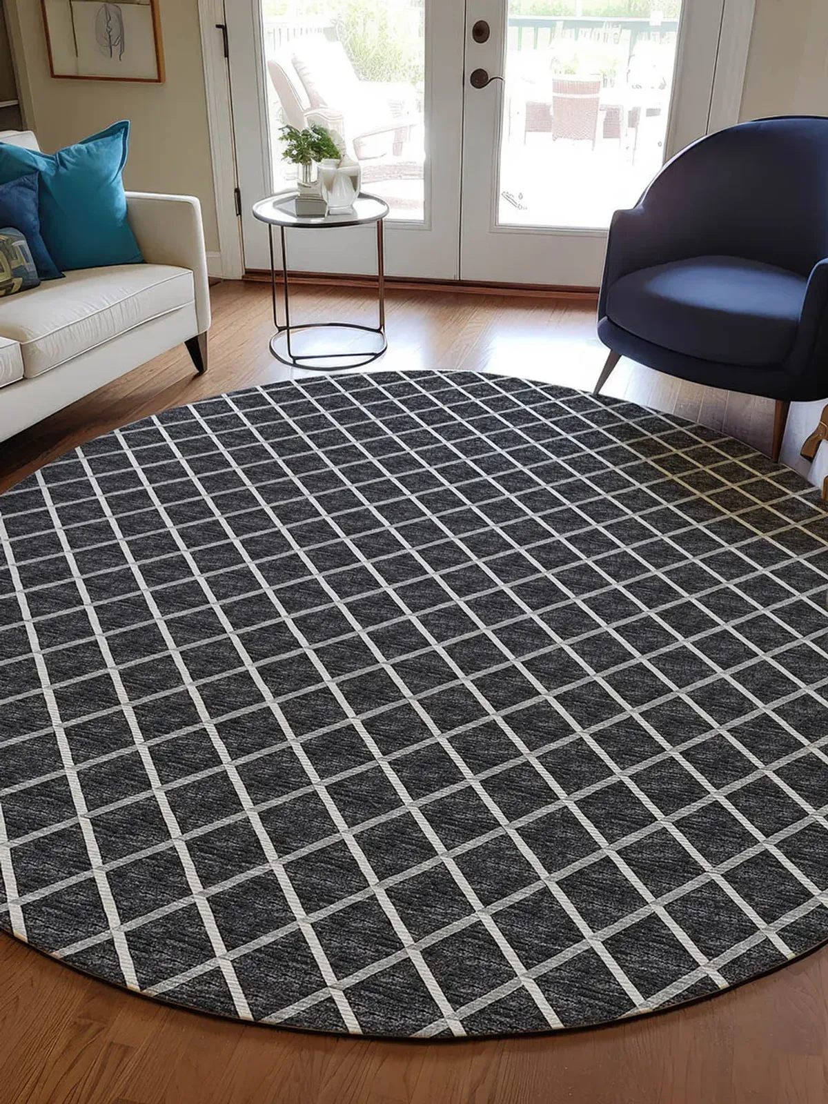 York YO1 Black 10' Rug