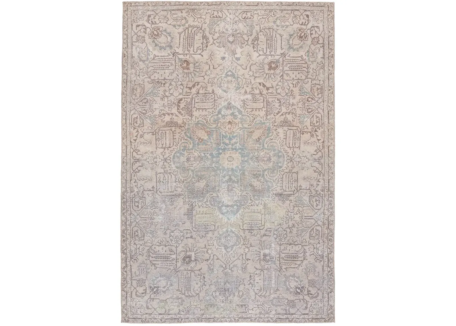 Kindred Parisa Blue 2'6" x 7'6" Runner Rug