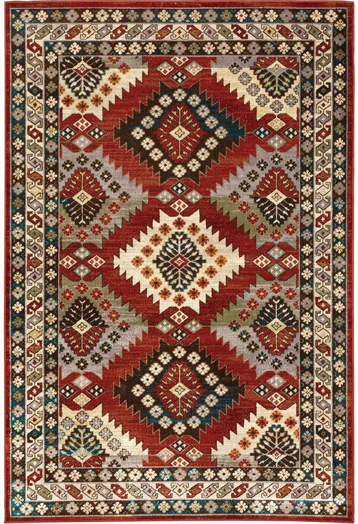 Juliette 3'10" x 5'5" Red Rug