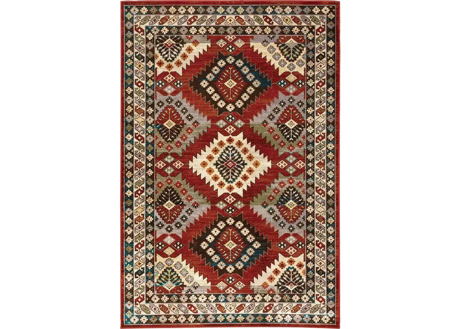 Juliette 3'10" x 5'5" Red Rug