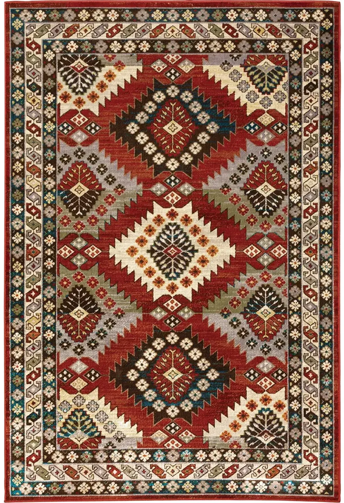 Juliette 3'10" x 5'5" Red Rug