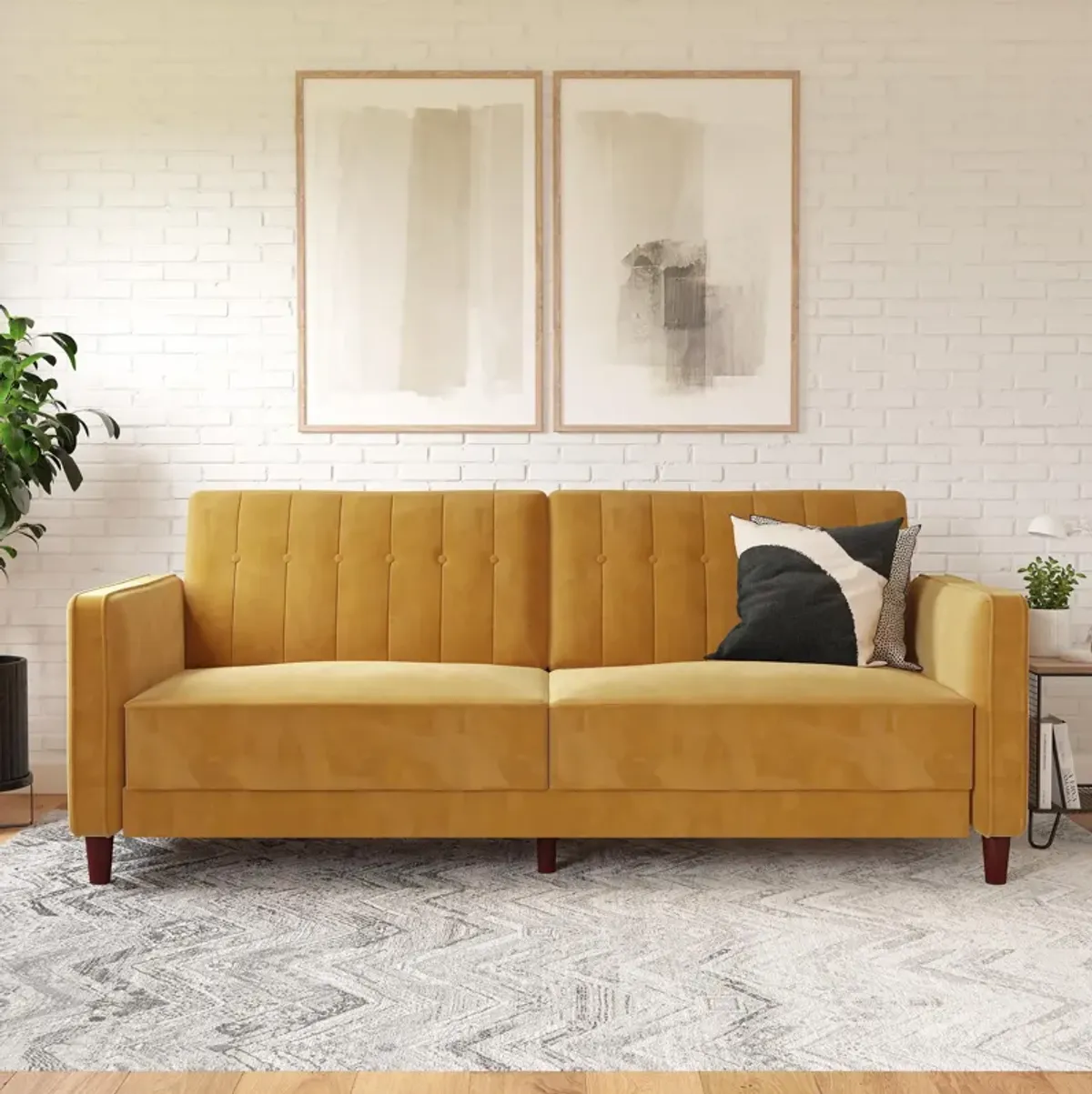 Levi Tufted Transitional Futon