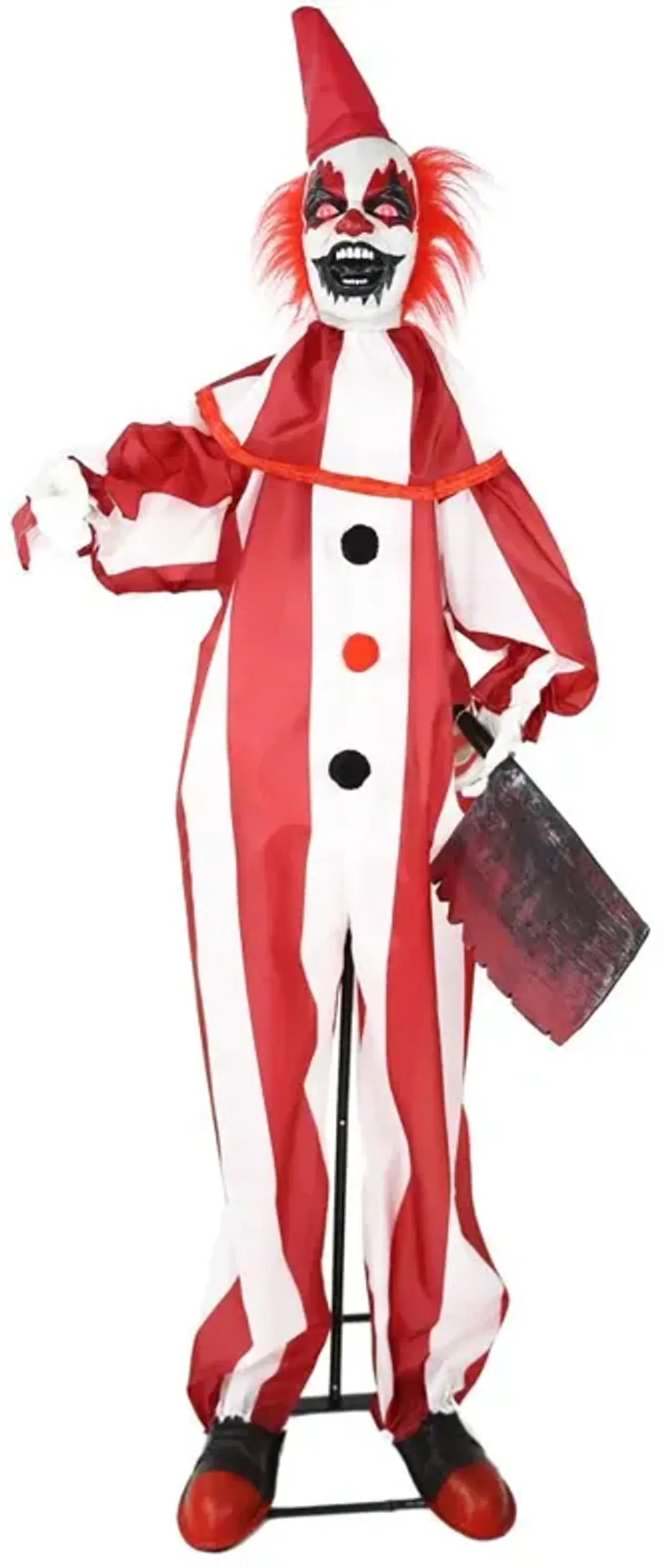 Haunted Hill Farm 5.5FT Anim Clown w/Knife