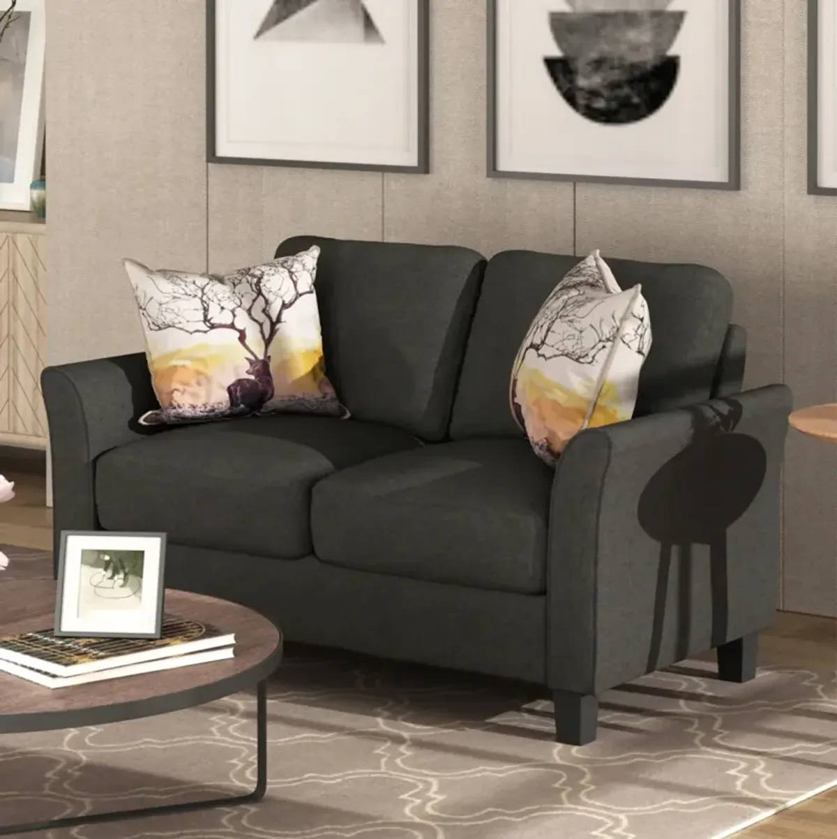 Living Room Furniture Love Seat Sofa Double Seat Sofa