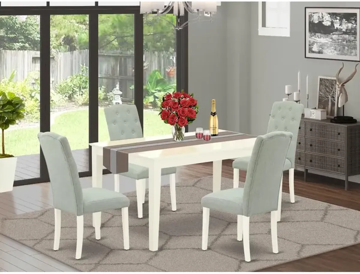 Dining Room Set Linen White