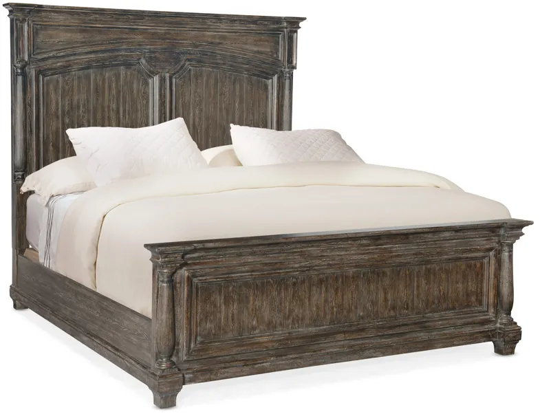 Traditions King Panel Bed in Maduro