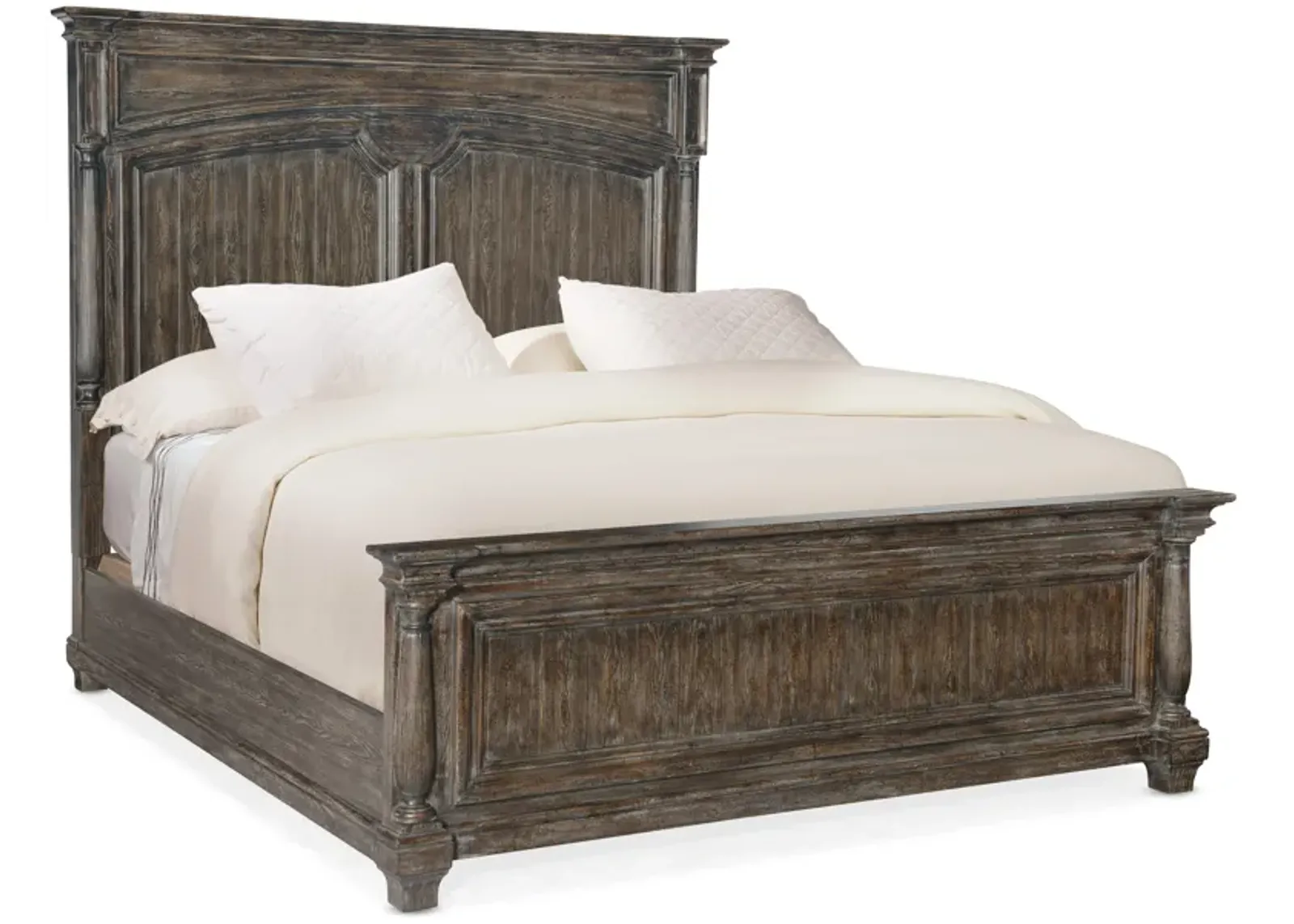 Traditions King Panel Bed in Maduro