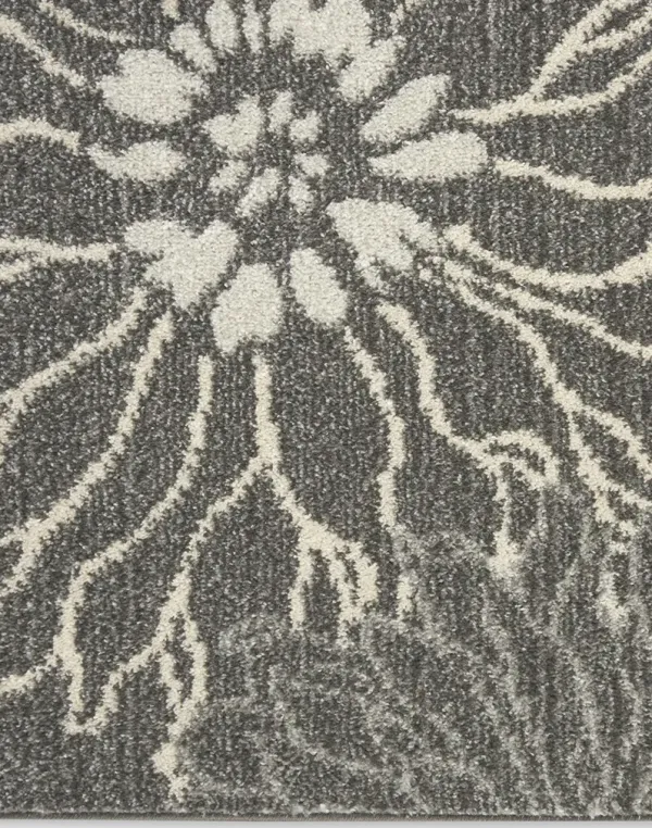 Passion PSN17 Chracoal/Blue 8' x 10' Rug
