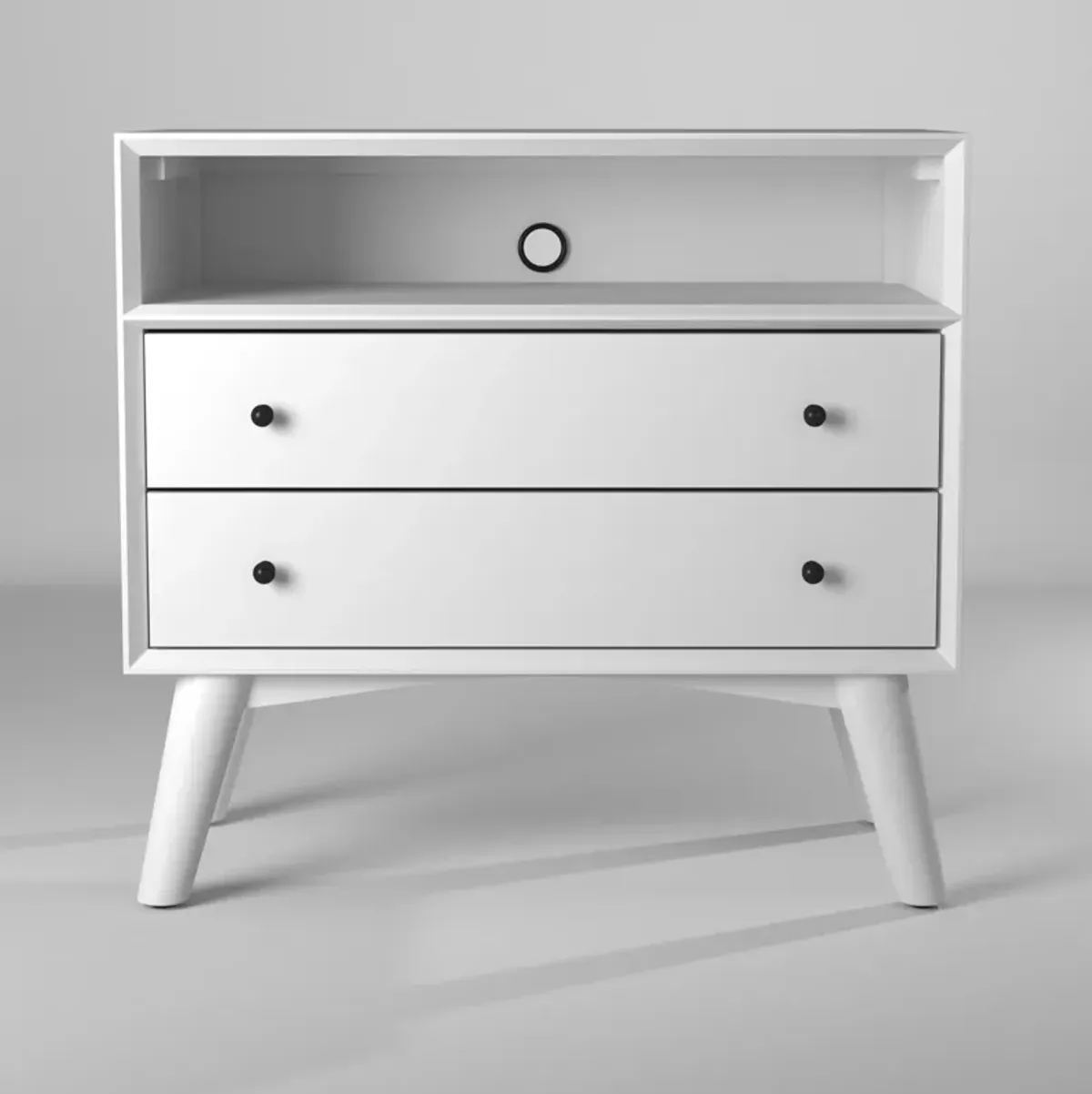 Flynn Large Nightstand, White