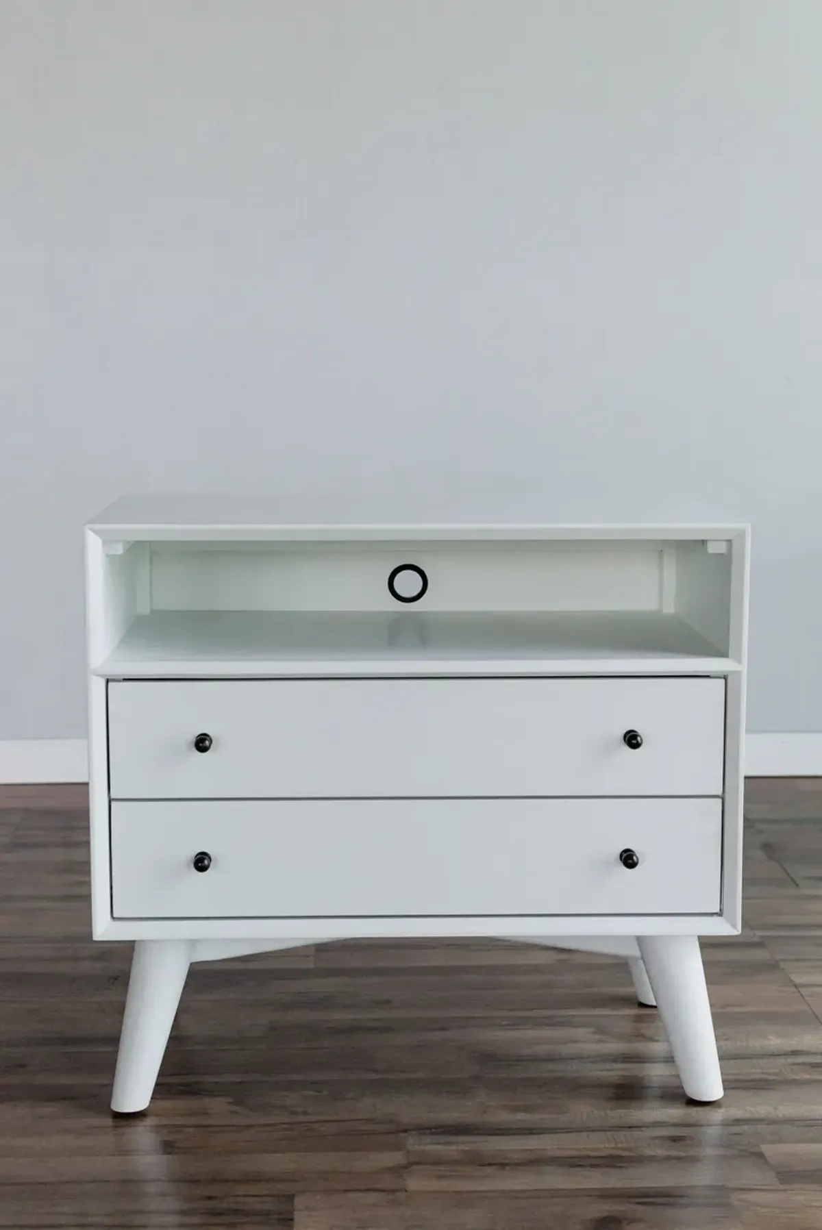 Flynn Large Nightstand, White