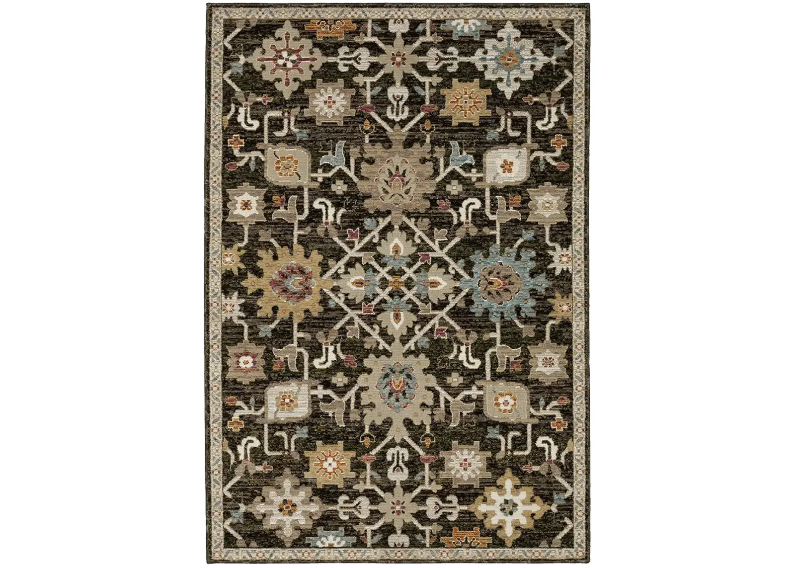 Andorra 2'6" x 12' Brown Rug