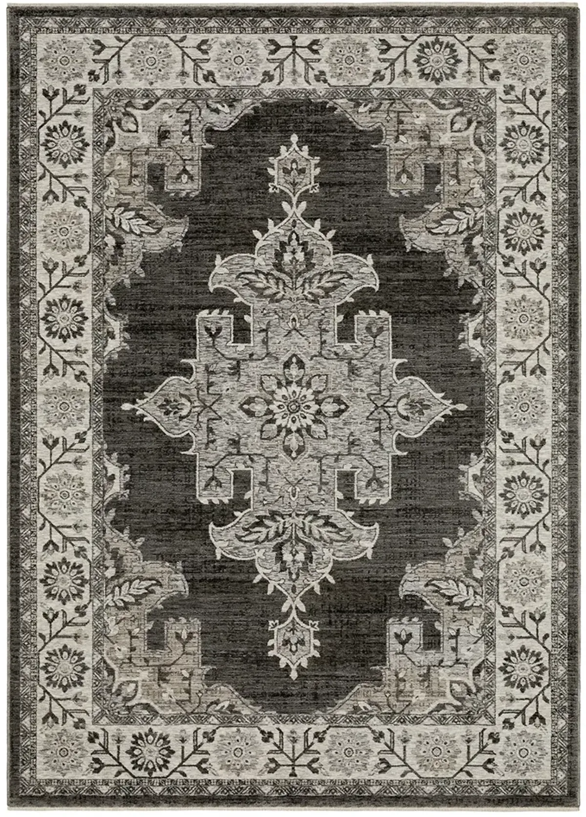 Chamberlain 2'3" x 7'6" Grey Rug