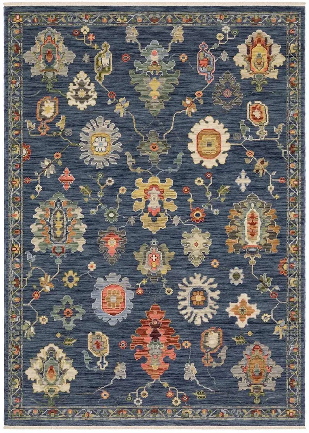 Lucca 5'3" x 7'6" Blue Rug