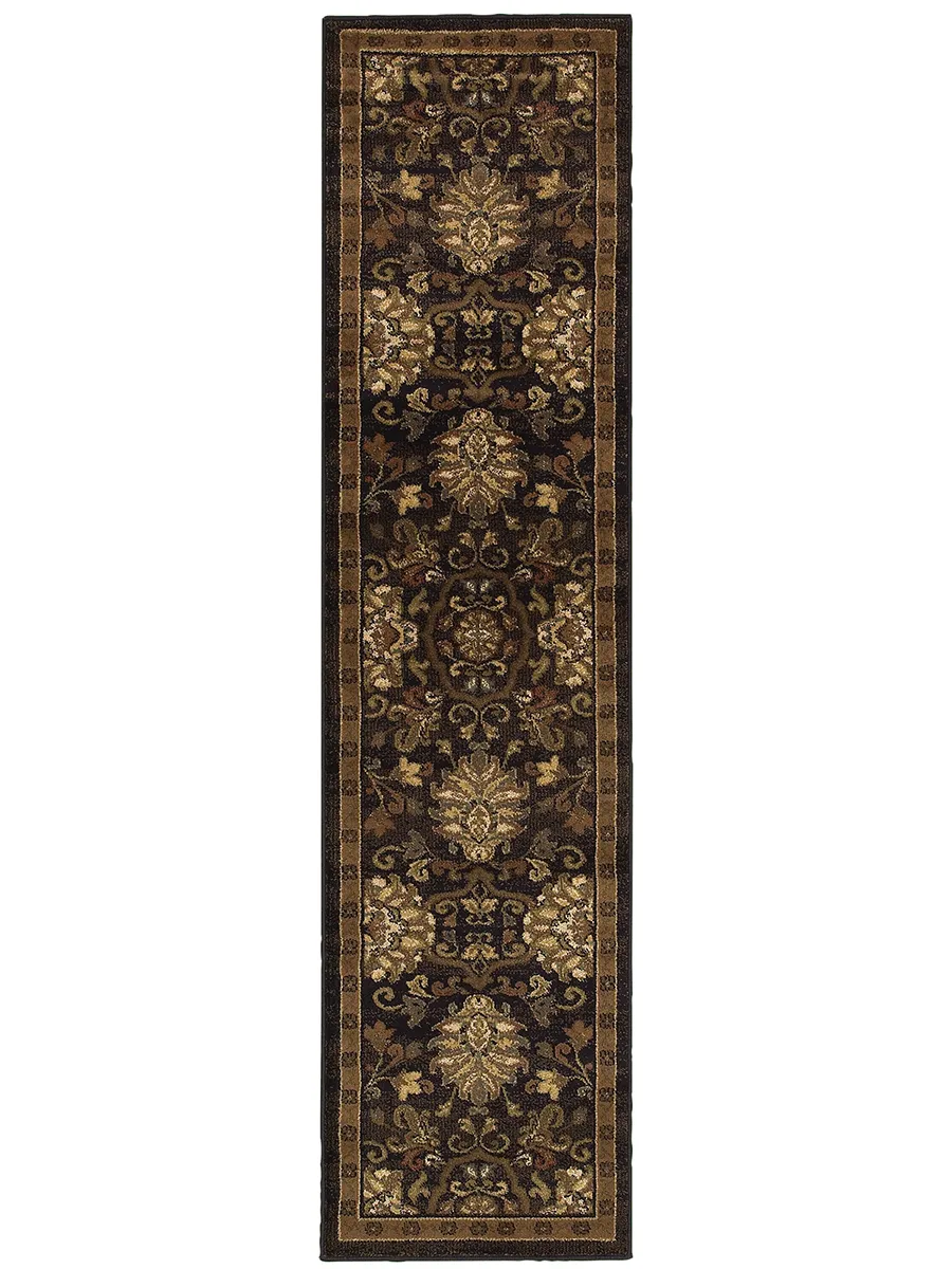 Hudson 1'10" x 7'6" Brown Rug