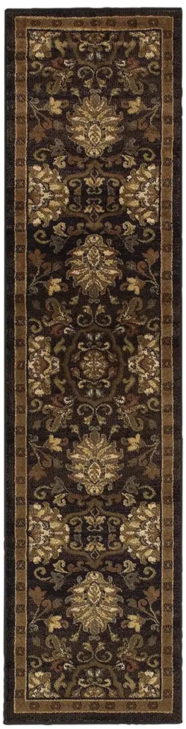 Hudson 1'10" x 7'6" Brown Rug