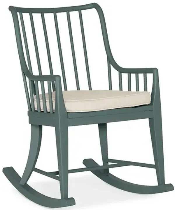 Serenity Moorings Rocking Chair in Blue Seaspray