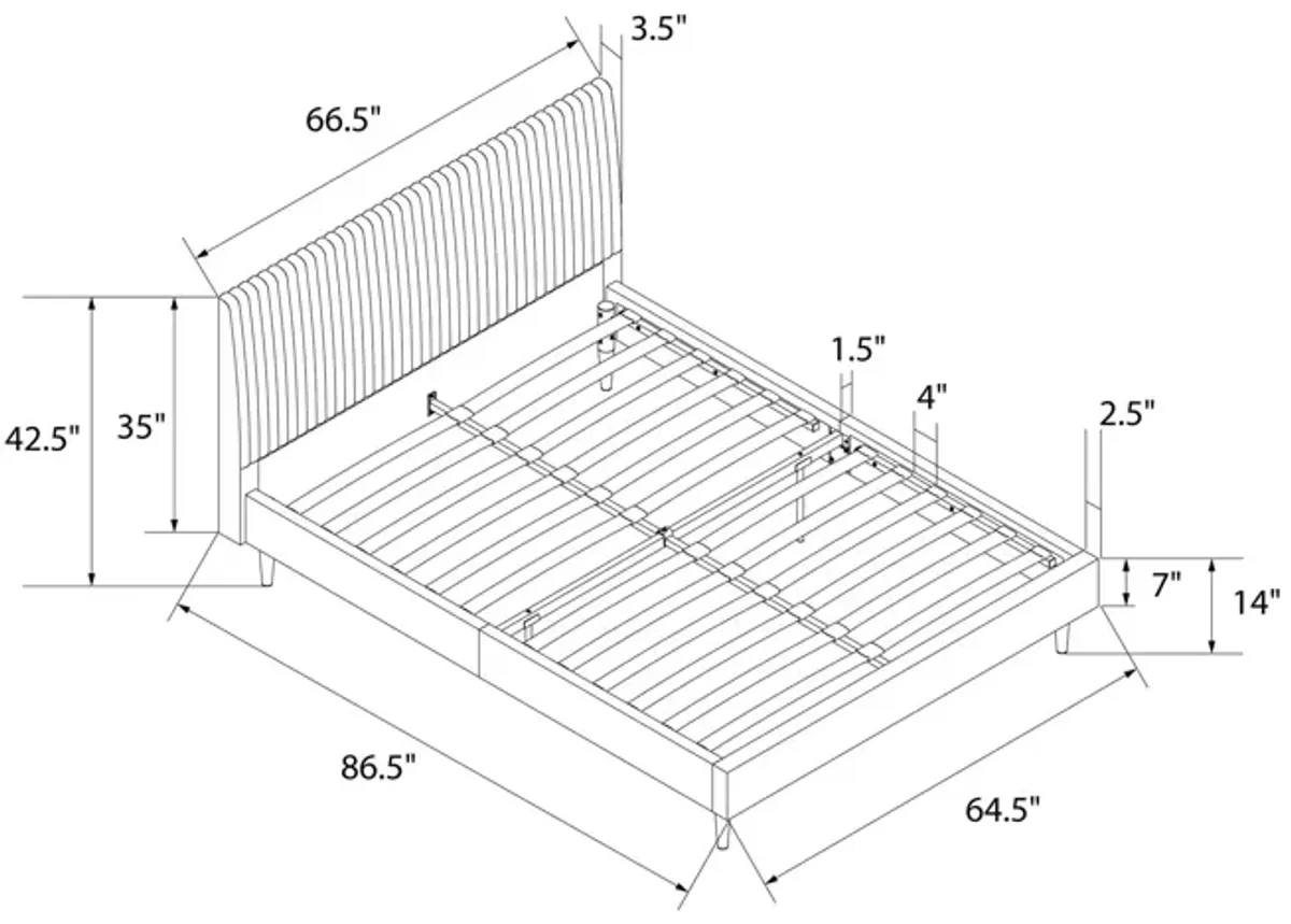 Mr. Kate Daphne Upholstered Bed