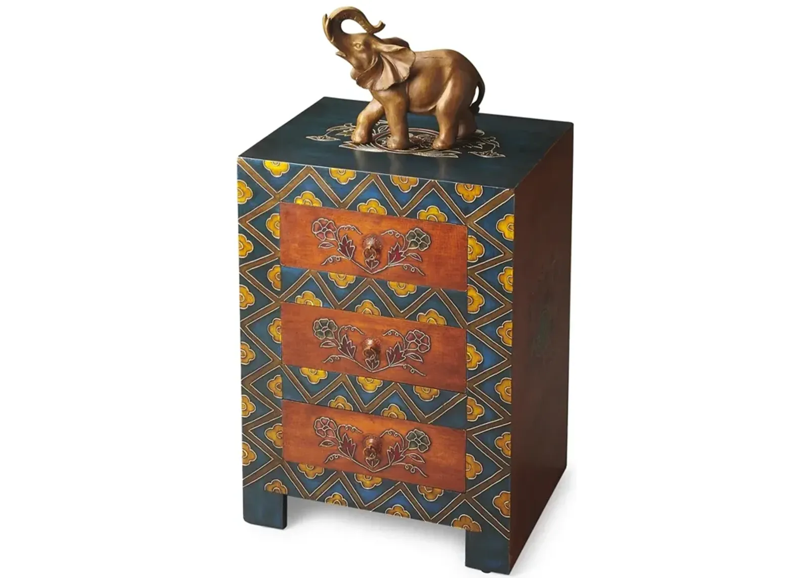 Hand Painted Accent Chest, Belen Kox