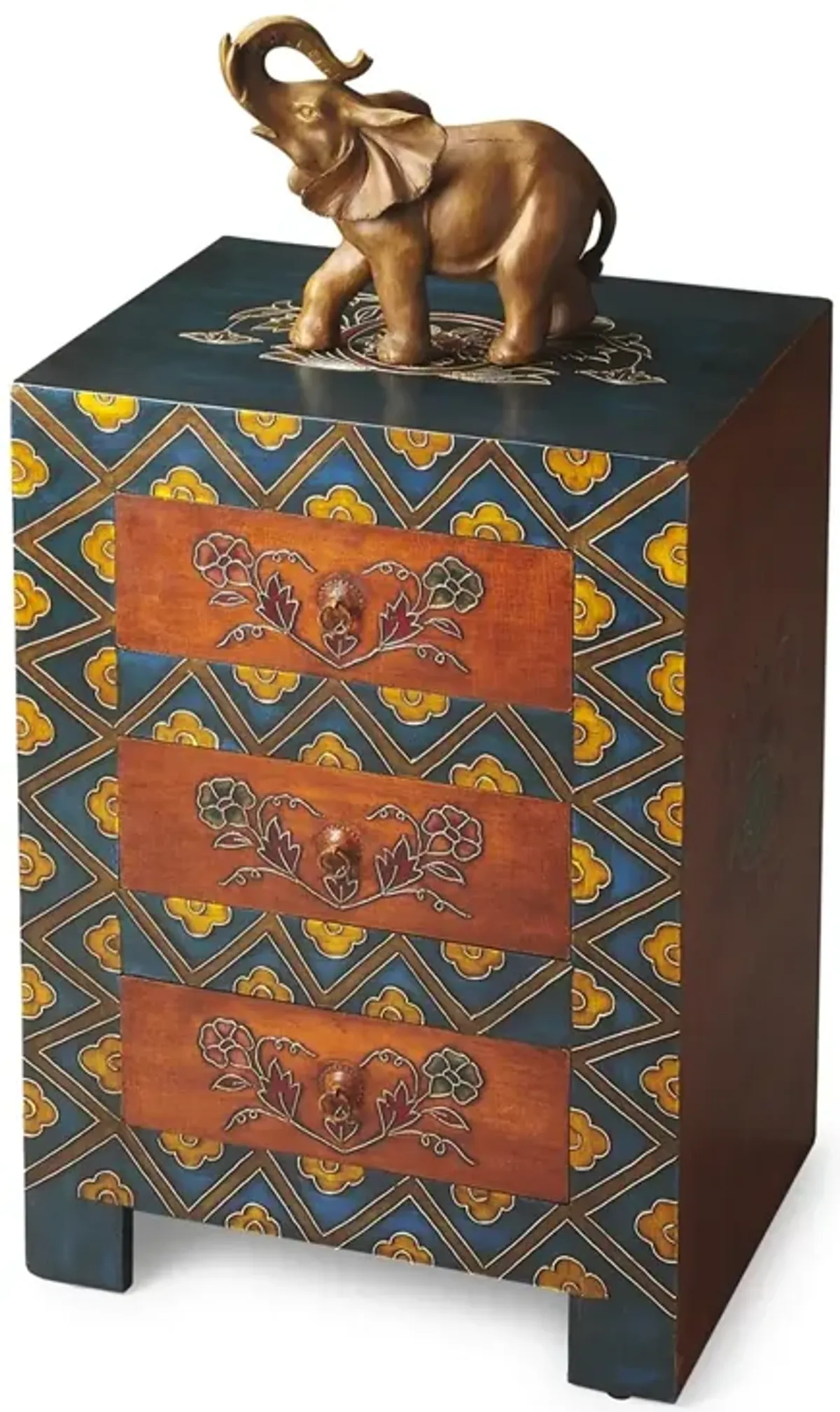 Hand Painted Accent Chest, Belen Kox