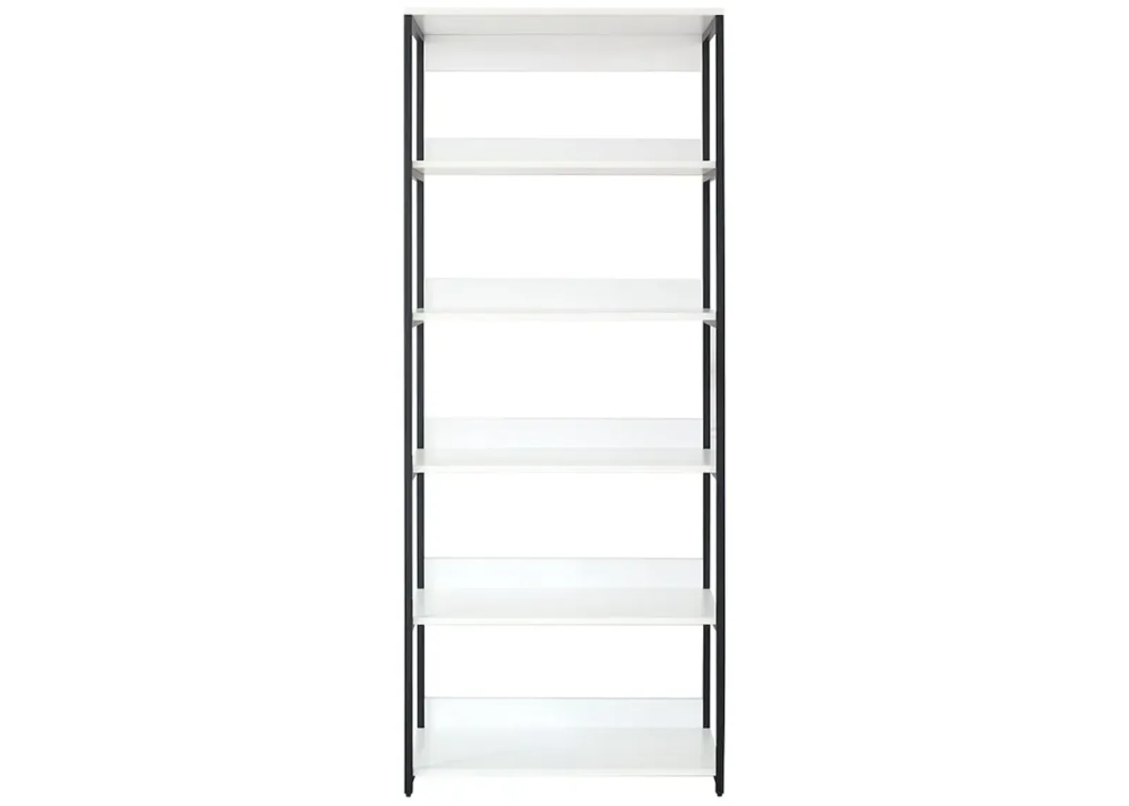 FC Design Klair Living Wood and Metal Walk-in Closet with Five Shelves