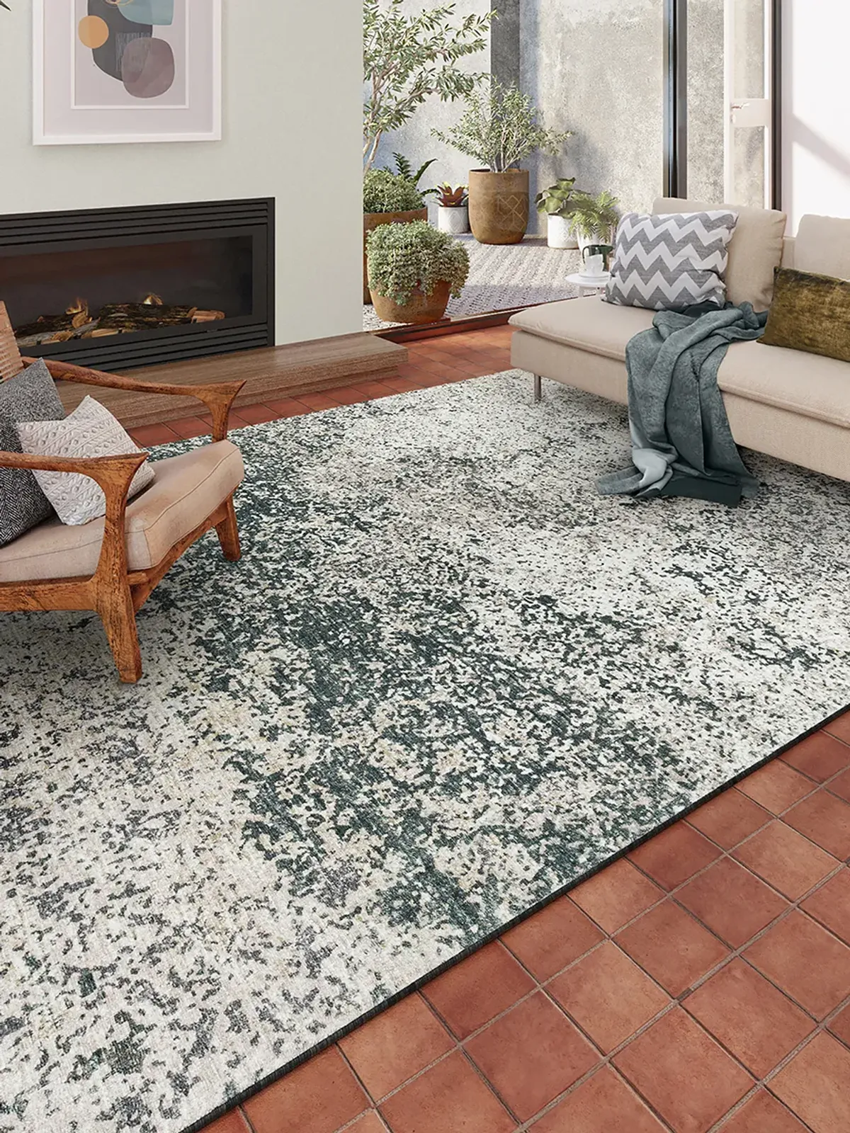 Winslow WL3 Graphite 3' x 5' Rug