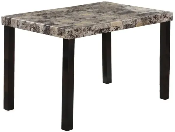 Best Master Melissa Faux Marble Top Dining Table