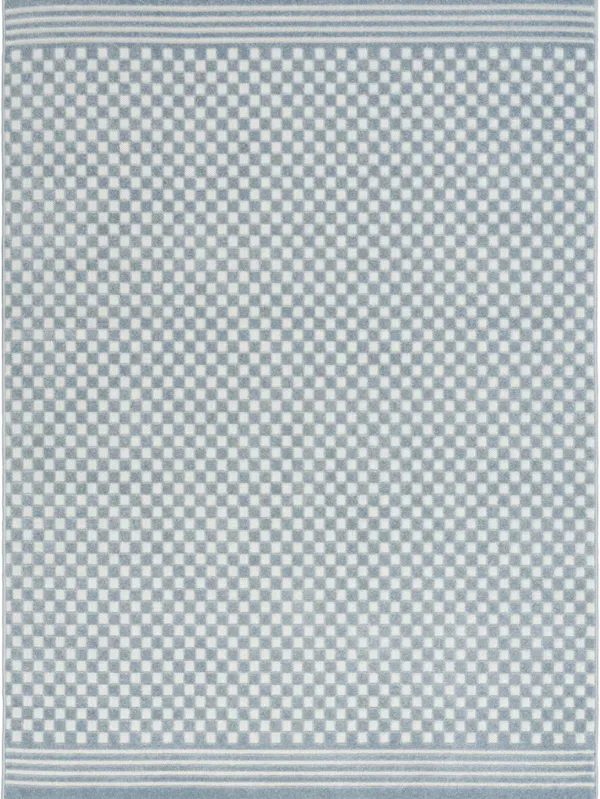 Care Free CAF02 Blue 6'7" x 9'2" Rug