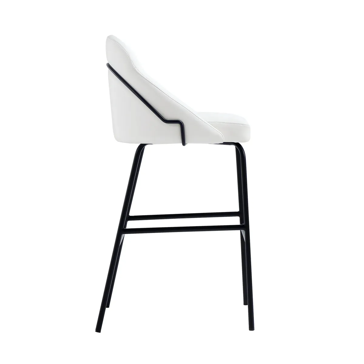 Gracie Barstools in White and Black (Set of 2)