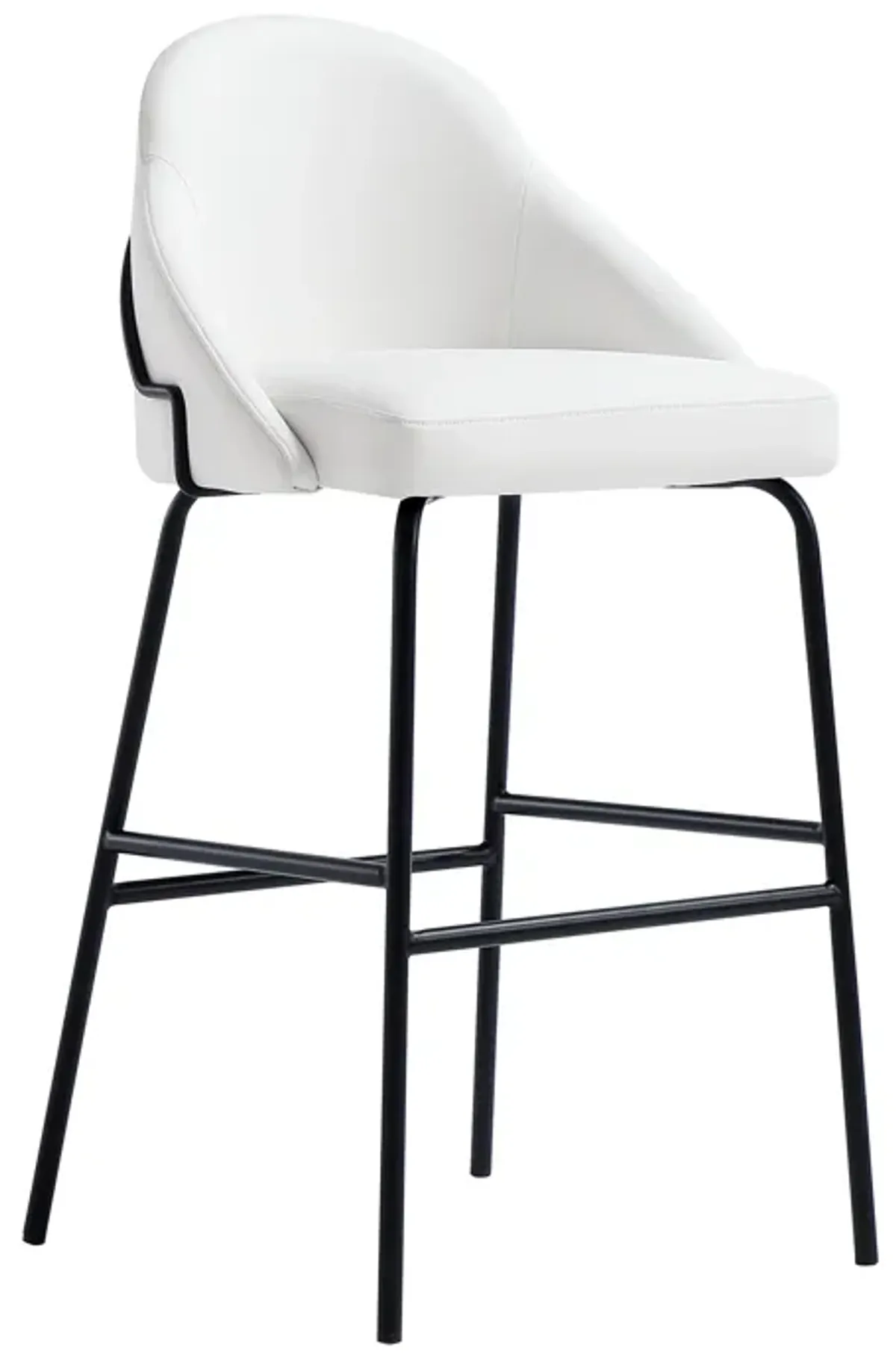 Gracie Barstools in White and Black (Set of 2)