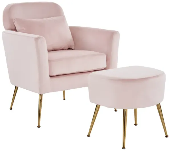 Single Leisure Chair with Footrest & Pedals Cozy Flannelette Upholstered Indoor Lounge Chair