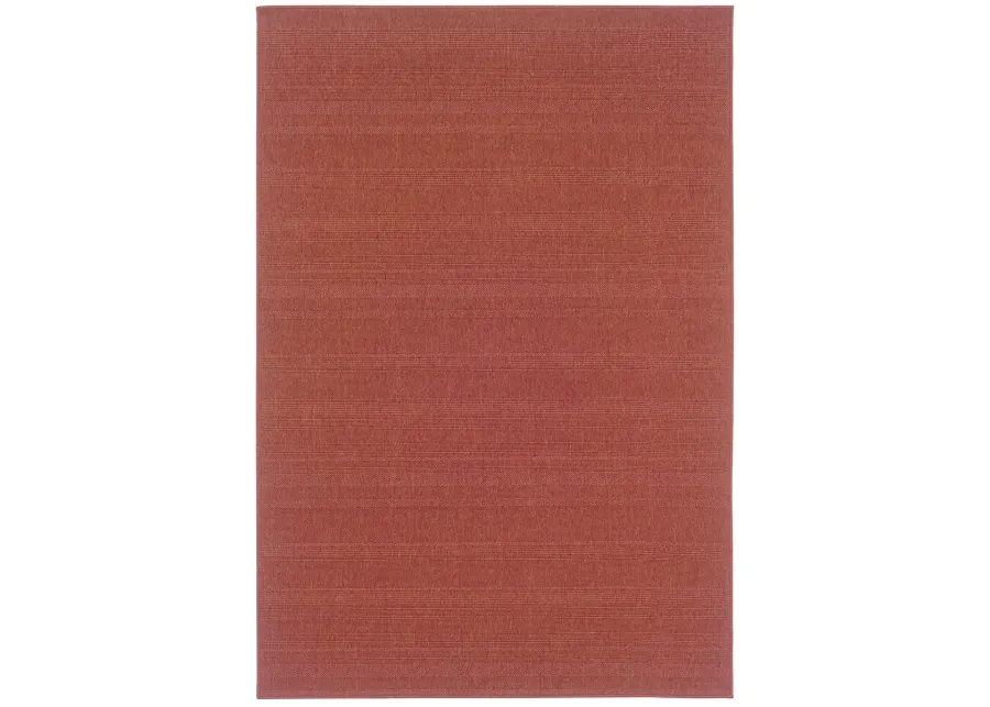 Lanai 8'6" x 13' Red Rug