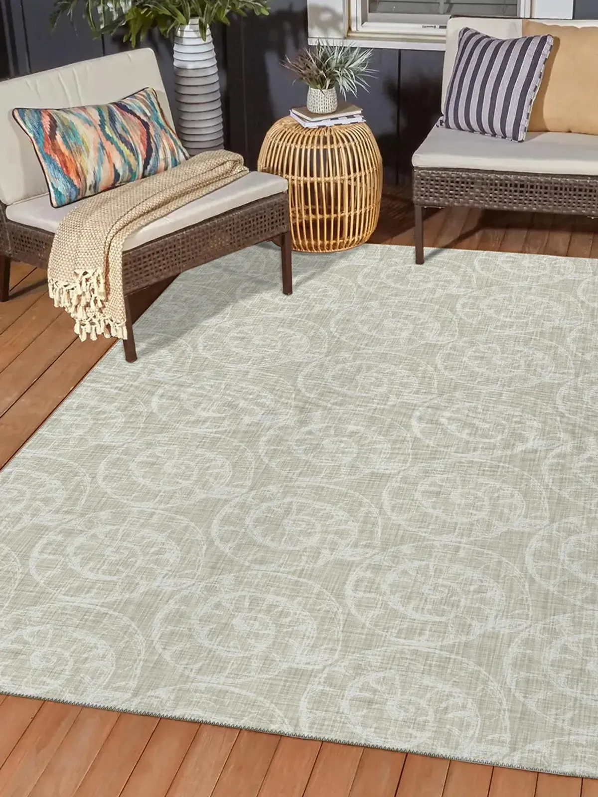 Seabreeze SZ11 Taupe 30" x 46" Rug