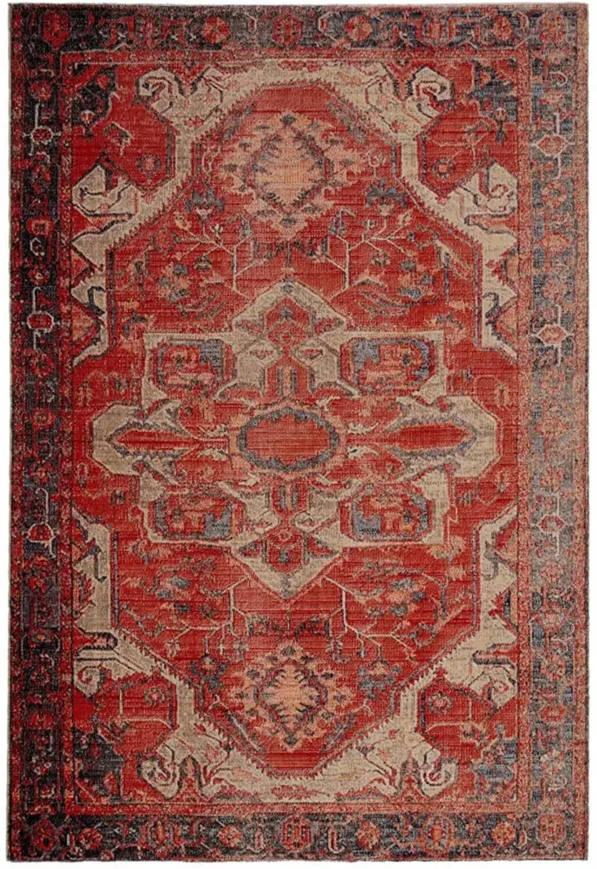 Polaris Leighton Red 5'3" x 7'6" Rug