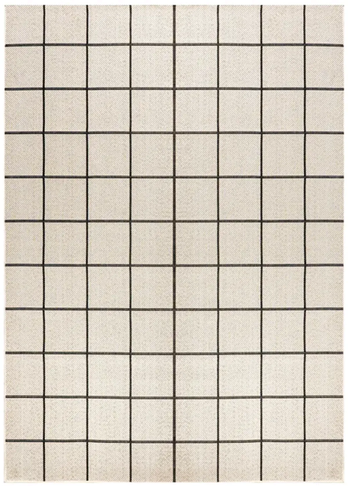 Grid Modern Squares Indoor/Outdoor Area Rug