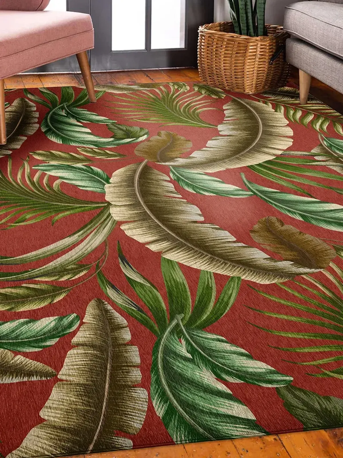 Tropics TC1 Paprika 8' x 10' Rug