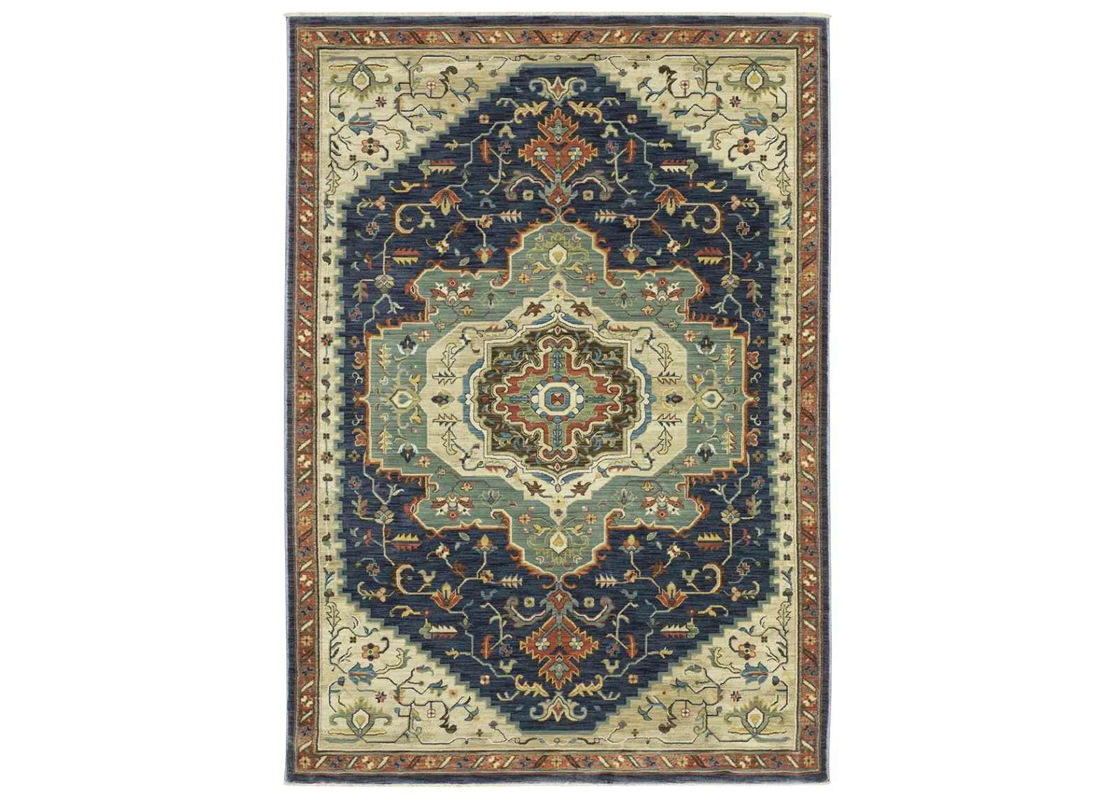 Francesca 2'3" x 7'6" Blue Rug