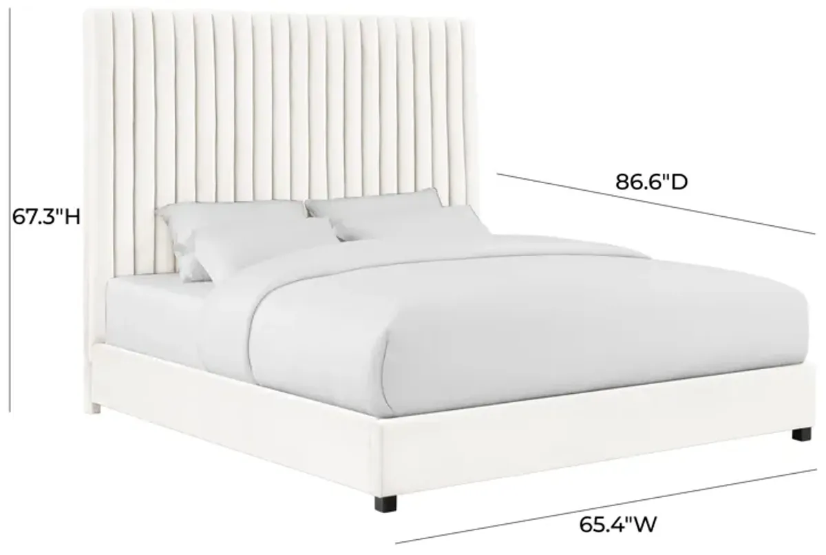 Arabelle Grey Bed in Queen