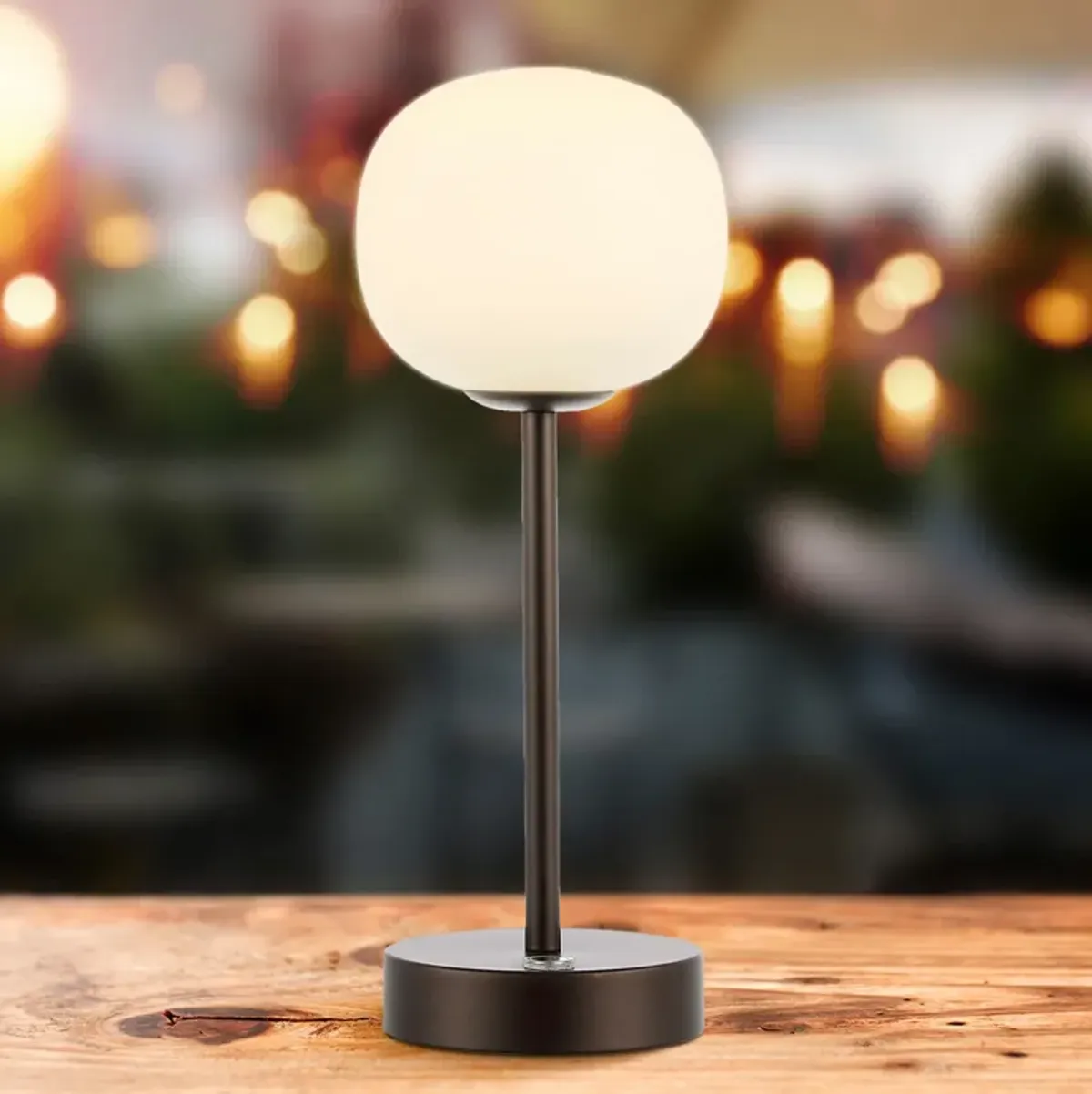 Natalia Modern Minimalist Iron Rechargeable Integrated LED Table Lamp