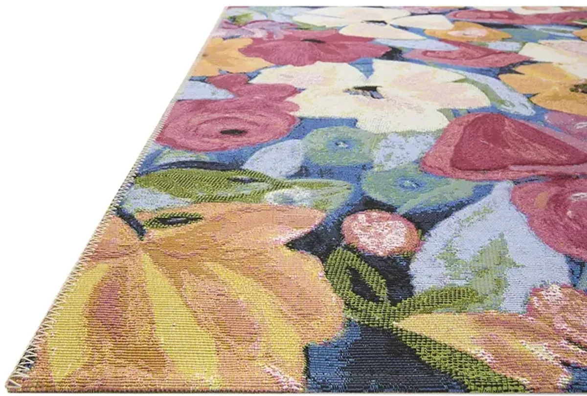 Botanical BOT02 Navy/Multi 7'10" x 11'2" Rug