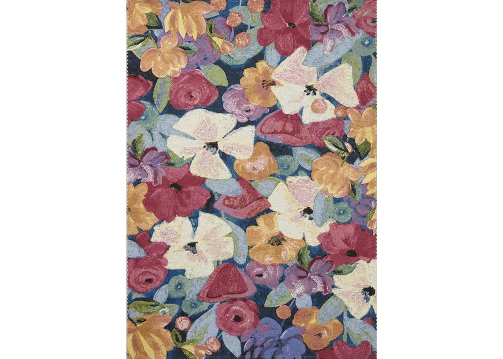 Botanical BOT02 Navy/Multi 7'10" x 11'2" Rug