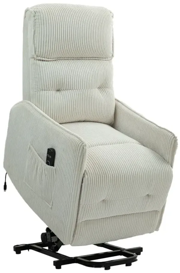 Mondawe Electric Recliner Chairs, Side Pocket Power Chaises Pocket Springs Seat Cushion