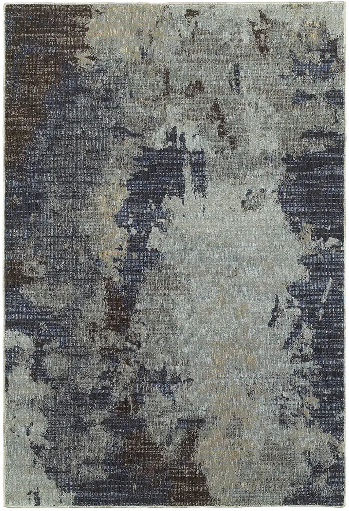 Evolution 6'7" x 9'6" Navy Rug